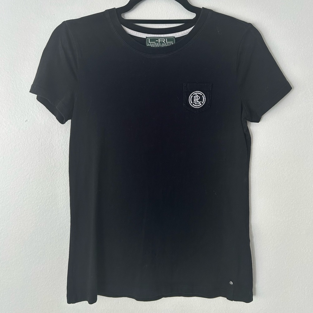 Lauren Active women’s active black T-shirt XS